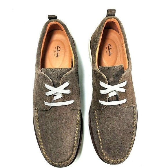 Clarks Artisan Men's Suede Genuine Leather Comfort Casual Lace Up Shoes Size 9M - Picture 13 of 13
